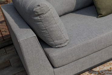 Preview: EXOTAN® Sicilie Gartenlounge Nanotex Grau Rechts